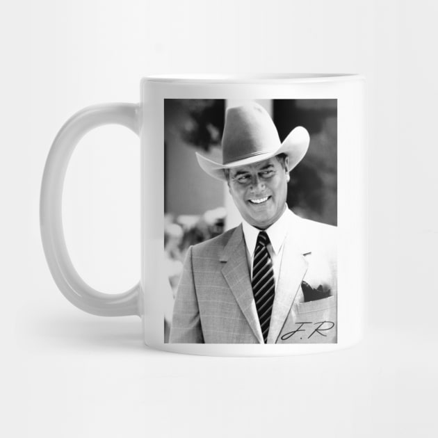 JR - Larry Hagman by HectorVSAchille